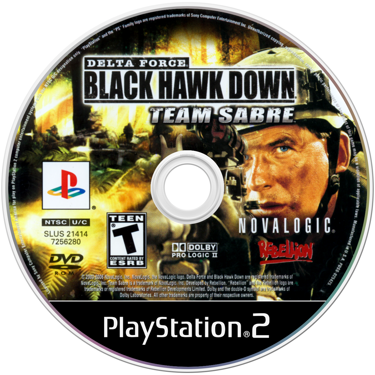 Delta Force Black Hawk Down Team Sabre media 4 for Playstation 2